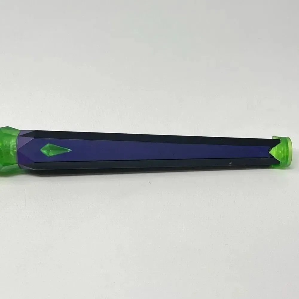 MagiQuest Great Wolf Lodge Wand Green Gem Purple Blue Vine Works 2022 No Topper